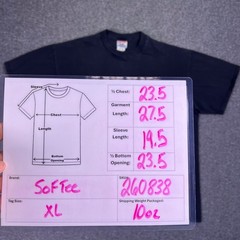 VTG 00s Tee Jays Sof Tee Shirt Men XL Black Grunge Sarcastic Humor Funny Tee Y2K