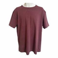NWT Dalix Unisex Men’s L Plum 100% Cotton Loose Fit T-Shirt Short Sleeve NEW
