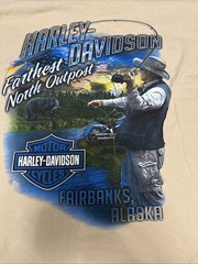 OFFICIAL HARLEY DAVIDSON MC T-SHIRT FAIRBANKS ALASKA 2XL