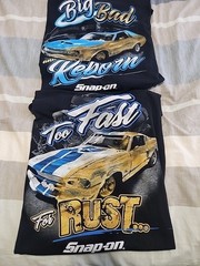 Snap-On Tools VINTAGE MUSCLE CAR T Shirt Lot Sz XL MENS OLD SCHOOL RARE