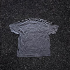 Fox Racing Mens XXL Charcoal Gray Blue Motion Logo Graphic T-Shirt Motocross Tee