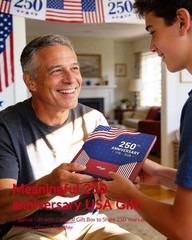 250 Anniversary USA Gift Set 250th Anniversary Socks Challenge Coins Card Tur…
