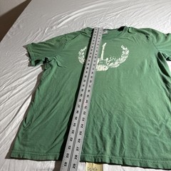 Vtg Utility Brand Y2K Green T Shirt Guitar Halo XL Soft 100% Cotton