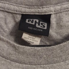 Independent Men’s Gray Graphic Logo Crew Neck Short Sleeve T-Shirt Size L