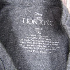 Disney The Lion King Shirt Mens XL Gray Graphic Simba Tribal Pattern Tee Movie