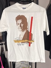 Vintage 1986 Steve Winwood High Life Tour Concert T-Shirt White Large