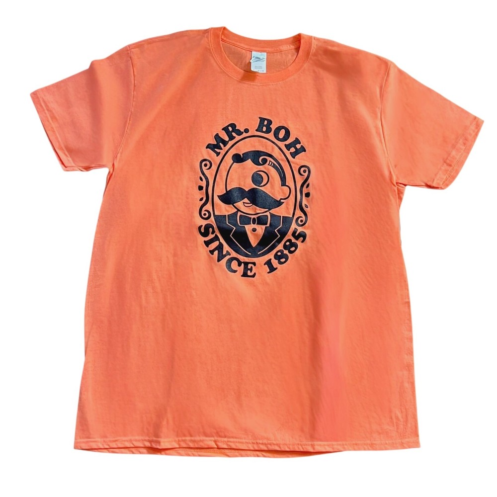 NEW National Bohemian Natty Boh “Mr. Boh Since 1885” T-Shirt Size XL Logo Beer