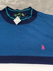Vintage Shirt Mens Medium Striped Blue Green Knights of Round Table Tee 90’s