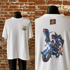 90s Crash Bandicoot Warped Video Game Promo T-Shirt