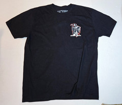 Defcon Canine Ghost Face Double Sided Black T Shirt XXL