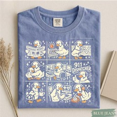 Silly Goose 911 Dispatcher Shirt, Funny Emergency Operator Tee, EMS T-Shirt