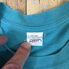 Vintage BVD Pocket T Shirt Selvedge Single Stitch Large Made In USA