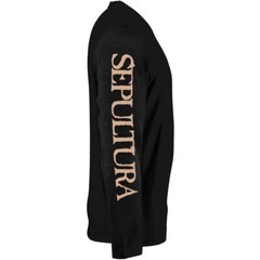 Sepultura “Beneath the Remains” Long Sleeve Black T-Shirt cavaliera