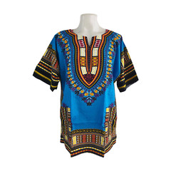 #1 Best Quality Unisex African Bright Dashiki 100%Cotton Shirt Variety Colors.