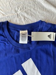 Blue Men’s Adidas T-shirt In A Size XL New with Tags 100% Cotton