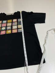 Vintage Chaus Patchwork Art T Shirt Sz M Cottagecore Grandma Lace Floral 90s