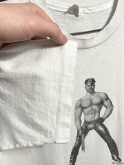 Vintage 90s Tom Of Finland Art Gay LGBTQ BDSM Single Stitch Made In USA T-Shirt