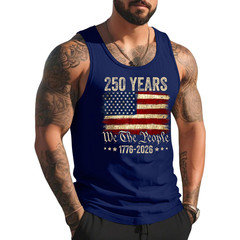 American Flag 250th Anniversary 1776 2026 Tank Top