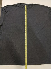 Gildan Men’s Softstyle CVC Stylish Casual Plain T-Shirt Black Mist Size 4X Only