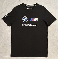 Puma BMW M Motorsport Shirt Men’s M Black Short Sleeve Racing Performance