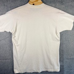 VINTAGE 90s Deer Wildlife T Shirt Mens XL Cream Graphic Hunting Nature Sports