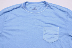 johnnie-O Long Sleeve Pocket Tee Men’s M Sky Blue Cotton Modal Blend
