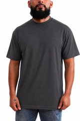 PRO5 Heavyweight T Shirt Mens Thick Cotton Blank Crewneck Streetwear Solid