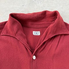 FITWELL Brand Reddish Brown Open Collar Shirt Size 14