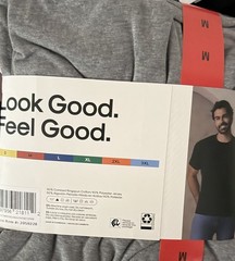 TRUE CLASSIC Mens Crew Neck Perfect Fit T-Shirt 2-Pack Size Medium NWT