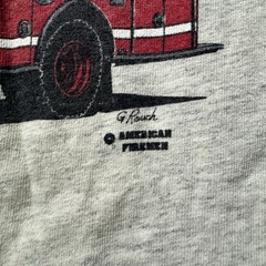 Oneita 90s T-Shirt Single Stitch Chicago Fire Dpt. Made USA Men’s Size Large Vtg