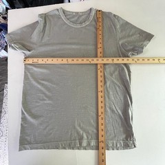 Buck Mason NEW Lightweight Cotton Tee T-Shirt Mens S Gray Straight Hem Stretch
