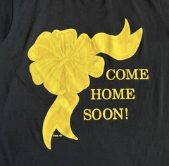 Screen Stars Best XL Black Graphic Tee Yellow Ribbon Come Home Soon Made USA
