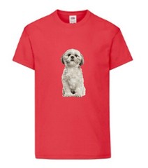 Shih Tzu Dog Pet Family Novelty T Shirt Various Colours And Sizes