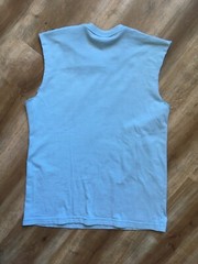 Big Leobowski T-Shirt Size Medium Walter Sobchak Light Blue Poly Cotton BDg Tee