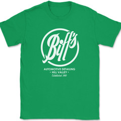Biffs Automotive Detailing T-Shirt Tee Funny Movie Novelty Tee