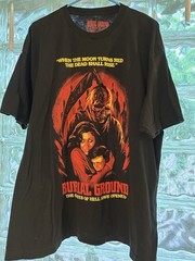 Burial Ground T-shirt Sz XL 1981 Horror Movie Zombie Film Andrea Bianchi Scary