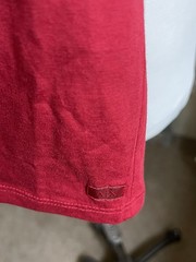 Armani Exchange T-shirt Mens L Made In Peru Cotton Red NWT $30