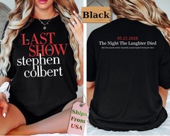 Late Night Final Show 2026 Shirt The Night The Laughter Died T-Shirt