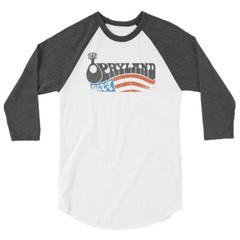 Opryland USA Nashville unisex 3/4 sleeve raglan baseball t-shirt