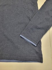 $175 New LEFT COAST TEE Henley Collared REVERSIBLE L/S Shirt Men 2XL XXL Blue
