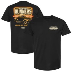 Moonshine Runners NASCAR T-Shirt Racing Graphic Tee Checkered Flag Sports Men