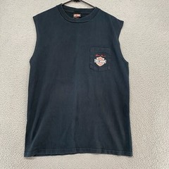 Harley Davidson Tank Mens Large USA Made Y2K Eagles Pacific Patriotic Hawaii