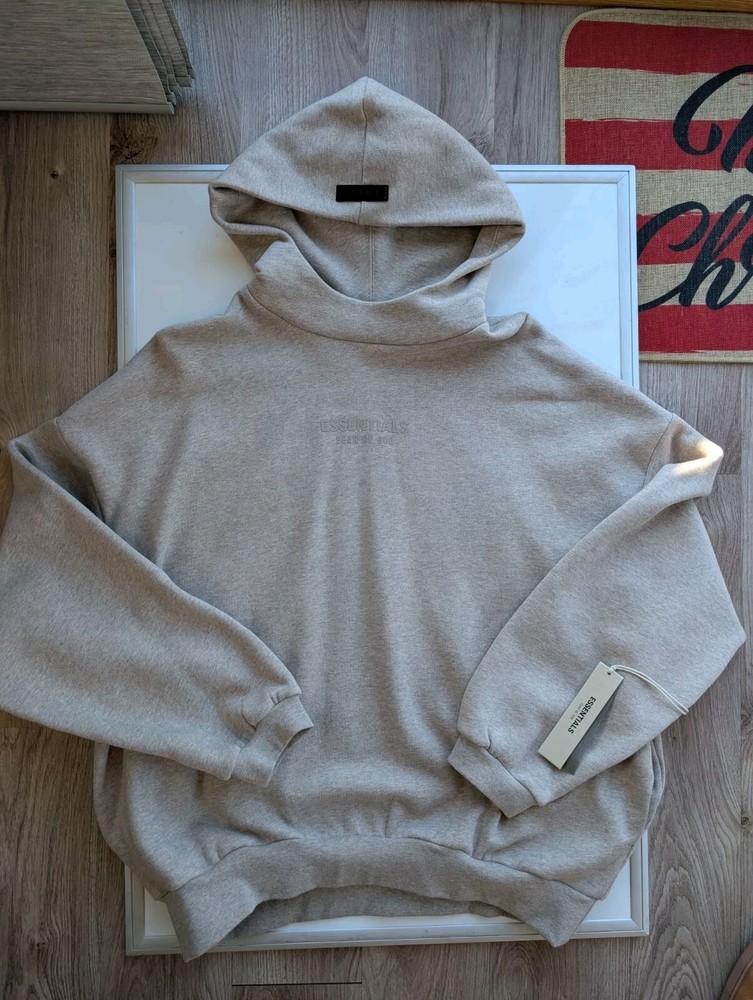Fear of God Essentials Core Heather Hoodie Large (Fall Winter ’23 Collection)