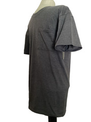 ATHLETIC WORKS Breathable Gray Short Sleeve Crew Neck Pocket T-Shirt Sz M*