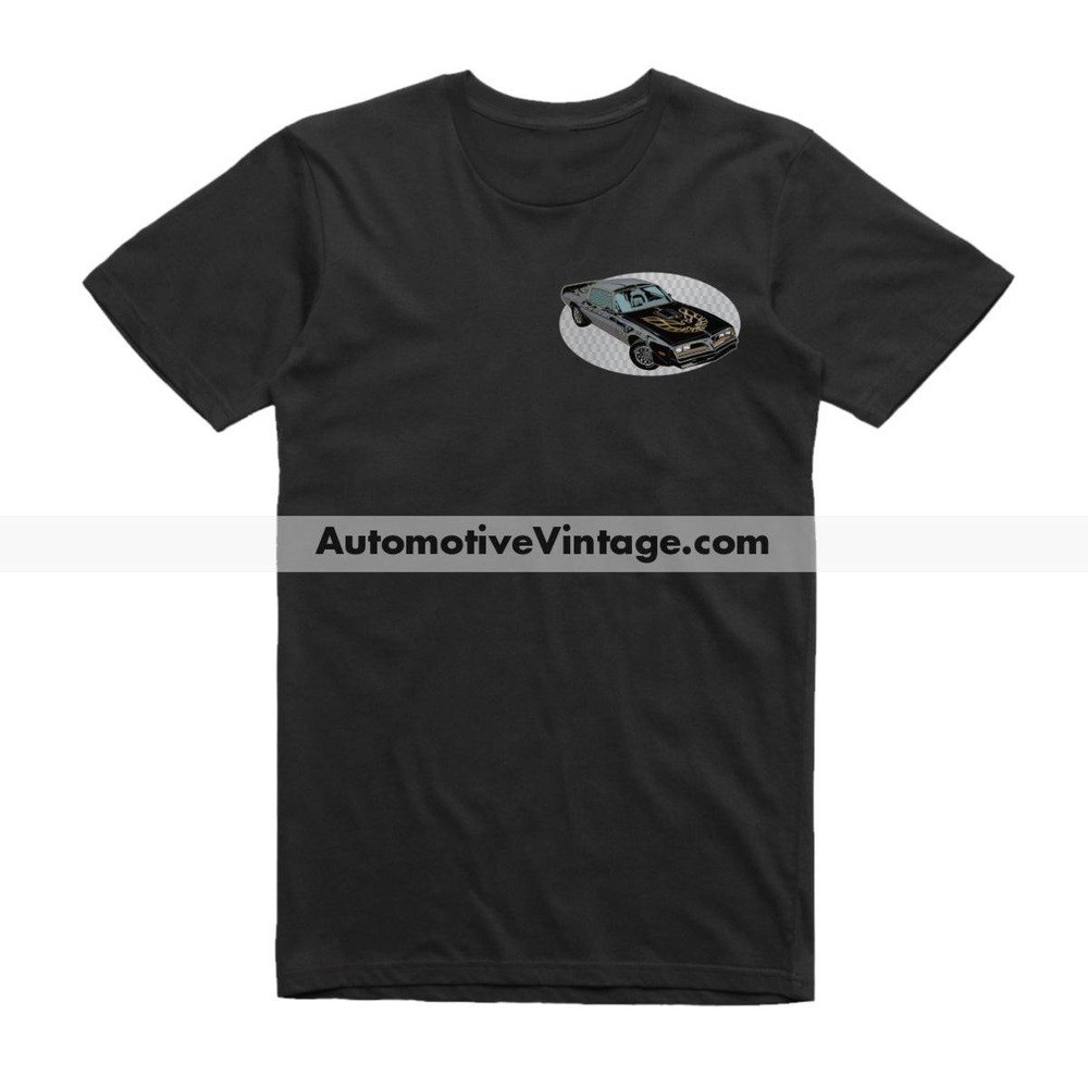 Smokey and the Bandit Pontiac Trans Am Famous Car Chest Logo T-shirt