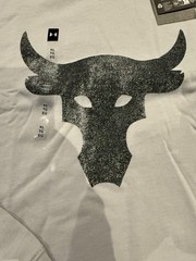 Under Armour Project Rock Brahma Bull WWE The Rock Long-sleeve Shirt Mens XL Gry