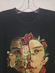 Shawn Mendes Self Titled LP Art Medium Mens Black Graphic Logo Short Sleeve Tee