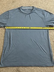Free Fly T-Shirt Men’s XL Blue Crew Neck Viscose Bamboo Lightweight Stretch