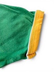PONY Men’s Medium Green/Yellow Ringer T-Shirt Graphic Logo Crew Neck VNTG RETRO