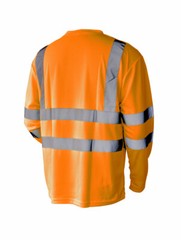 L&M Hi Vis T Shirt ANSI Class 3 Reflective Tape Safety Long Short Sleeve